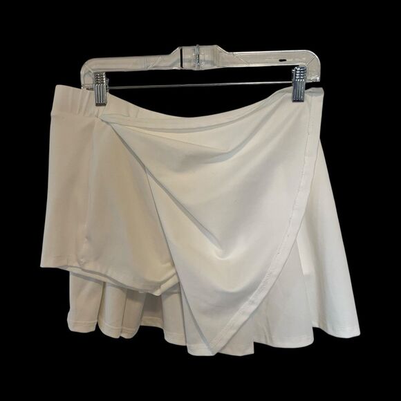 Avidlove Mini Pleated Skirt Underpants White XXL Tennis Cheerleader Uniform New - Picture 4 of 7